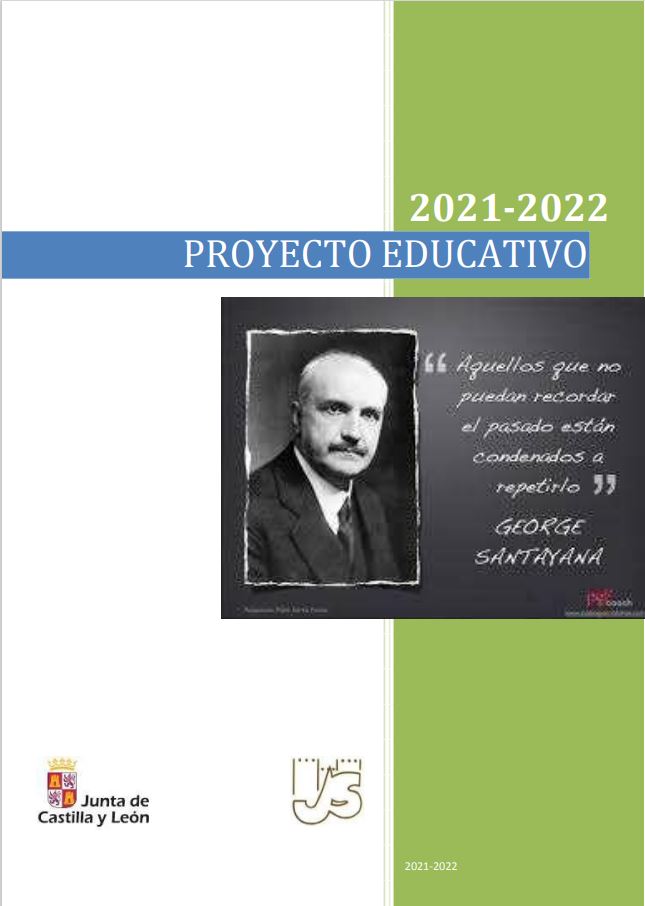 Portada Proyecto Educativo 21-22